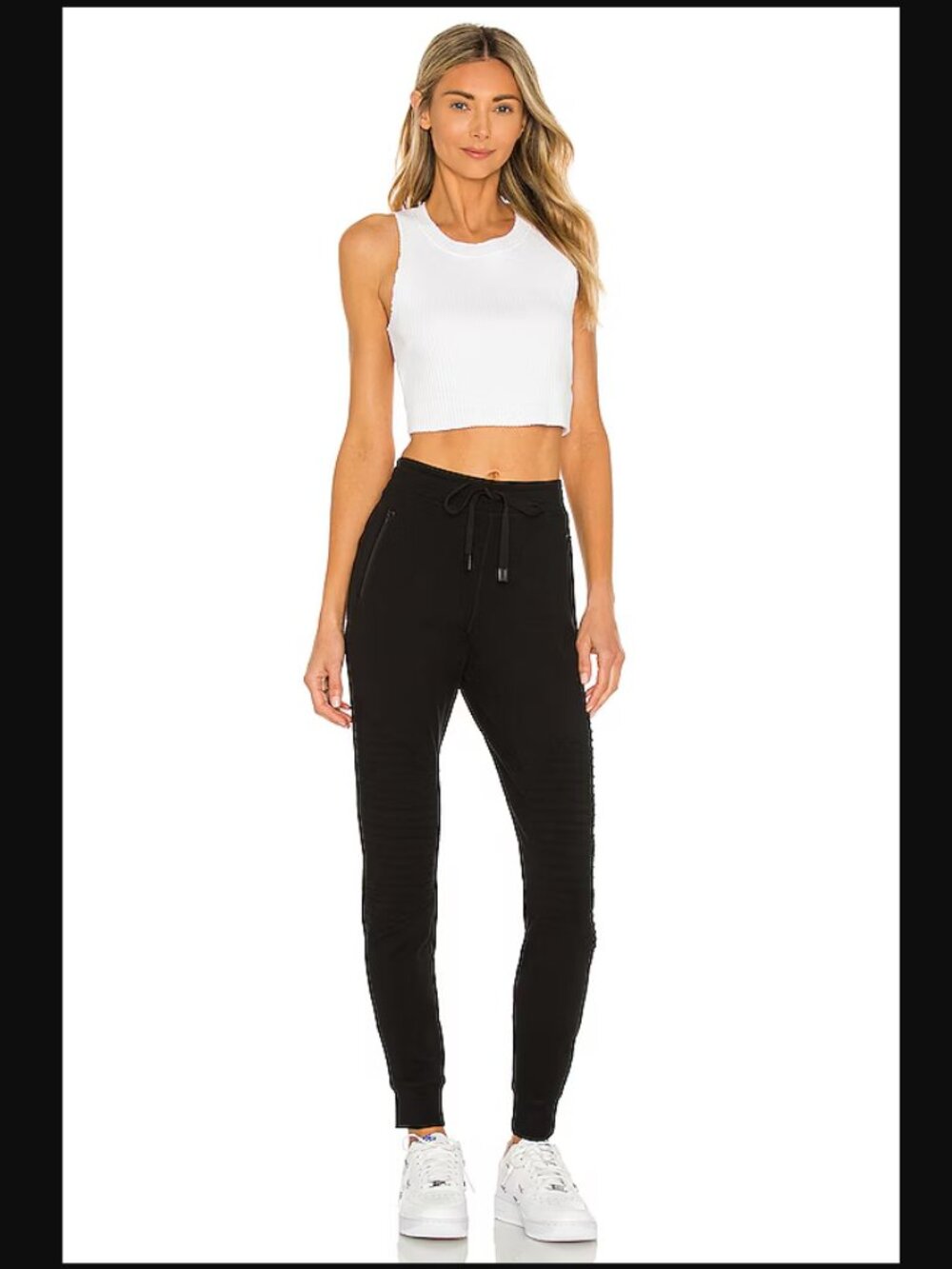 Alo Yoga Urban Moto Sweatpant in Black